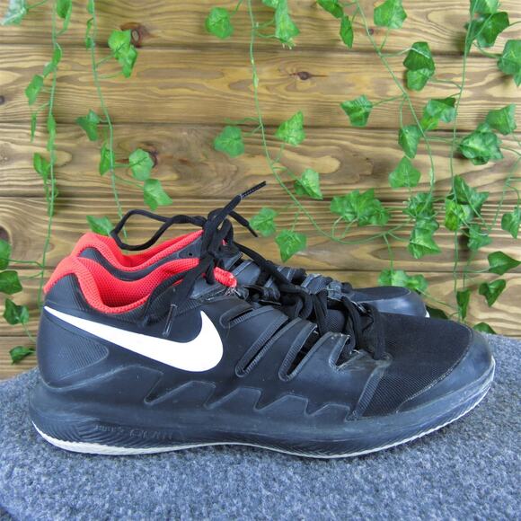 Nike Men Air Zoom Vapor X Grass Court Tennis Federer Sneaker Black Synthetic 8 - Picture 4 of 7